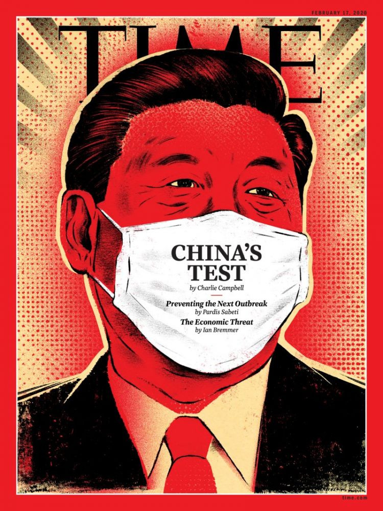 《时代杂志》最新封面是习近平漫画