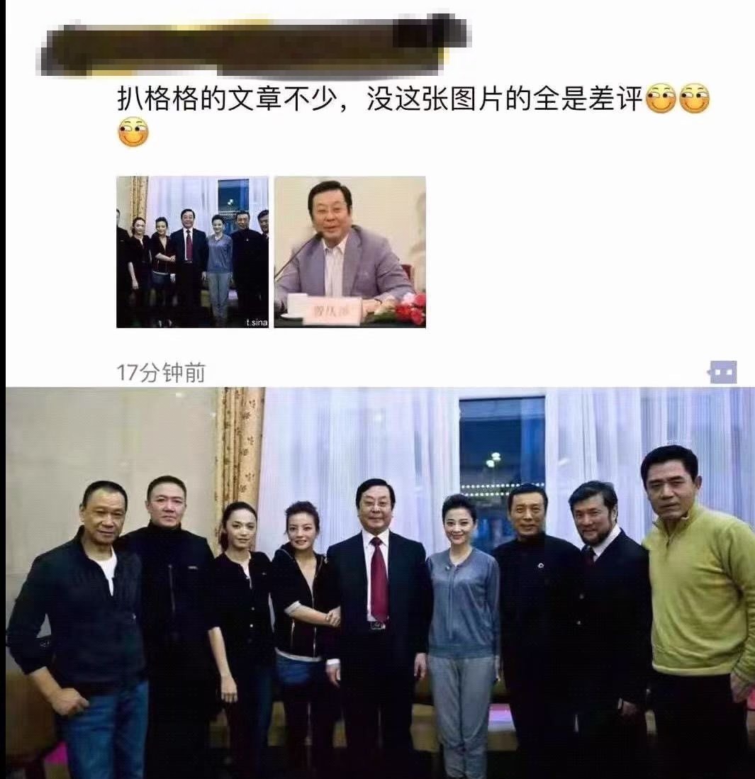 赵薇搂著曾庆淮的照片曝光。（图片来源：翻摄自微博）