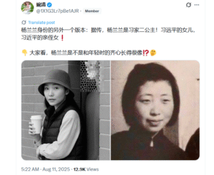 杨兰兰的出现：对习近平来说，是一个坏消息；很大可能是反习派的阴谋