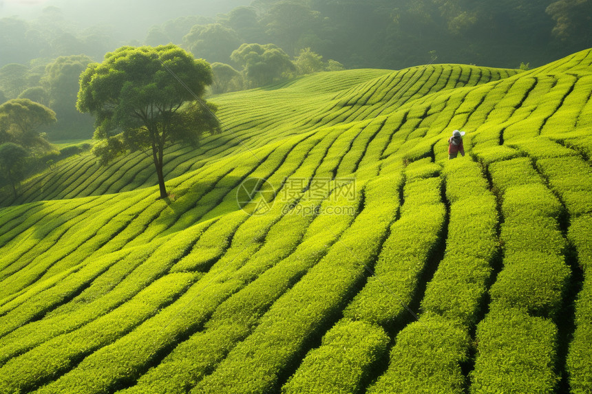 茶叶种植农场高清图片下载-正版图片600339276-摄图网